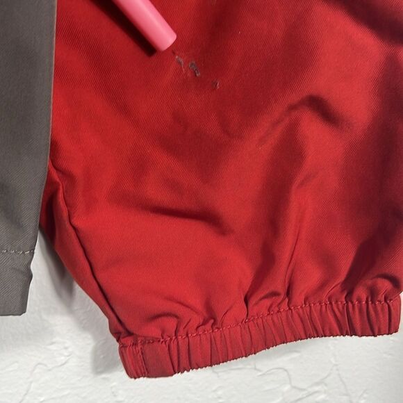 🔥🔥 PATAGONIA Men’s Polyester Full Zip Windbreaker Jacket - Sz XL - Rust/Gray - Picture 12 of 12